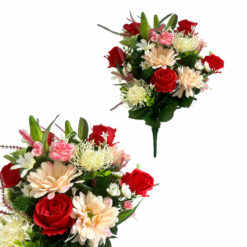 BOUQUET DE ROSE, GERBERAS, LYS - 54CM