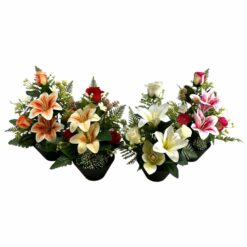 COMPOSITION ROSE, BT DE ROSE, LYS