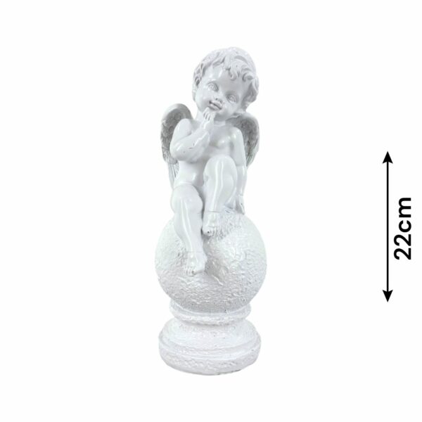 ANGE SUR GLOBE 22CM