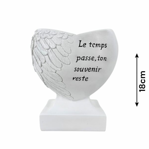 VASE AVEC TEXTE 16x16CM