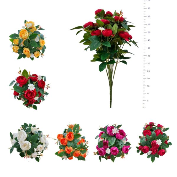 BOUQUET DE RENONCULES ET FLEURETTES