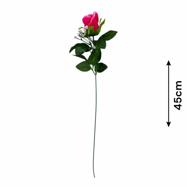 TIGE DE MONTAGE BOUTON DE ROSE - ROSE